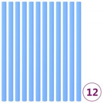  Trampolinepaalhoezen 12 st 92,5 cm schuim blauw